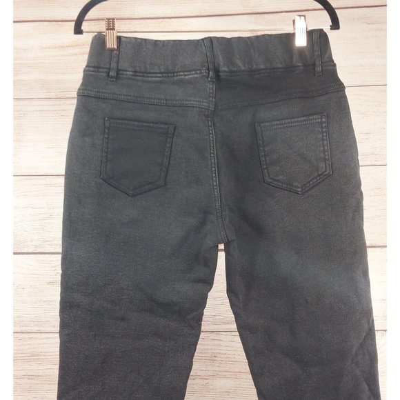 Women's Elastic Warm Legging High Waist  Slim Fit Stretch Skinny Pants Black - Picture 10 of 12